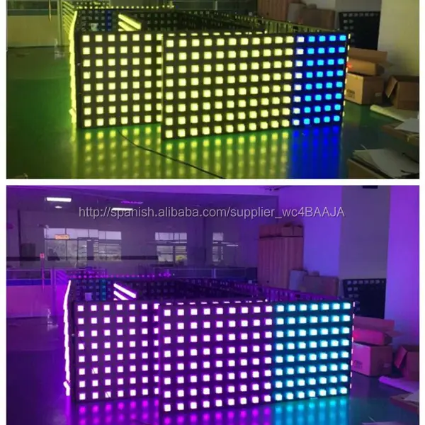 8 x 8 llevó la luz de techo rgb de píxeles punto fuente de luz led para night club decor