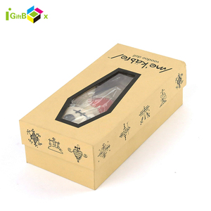 Sáng Tạo Thân Thiện Với Môi Brown Kraft Paper Box Hộp Quà Tặng Cho Trẻ Em Đồ Chơi Bao Bì - Product Image 3