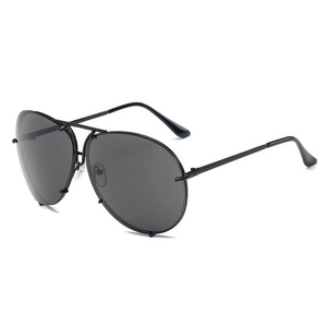 A0319 Superhot Eyewear Fashion Men <strong>Women</strong> Metal <strong>Mirrored</strong> Pilot Shades <strong>Sunglasses</strong> - Product Image 2