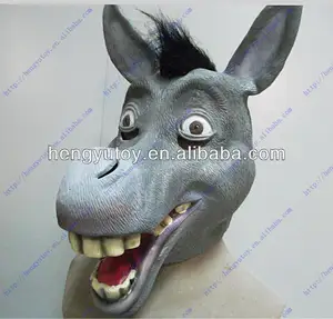 Shrek Die Esel maske Voll gesichts maske Latex-Tier maske