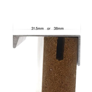 Gabinete Lidar Com Liga de alumínio Feito Sob Encomenda de Prata Escovado Ouro, Preto Perfil De Borda de Alumínio Puxar Alças - Product Image 6