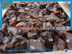 Aménagement paysager ambre couleur laitier roches de verre brisé et de <span class=keywords><strong>gravier</strong></span> pour <span class=keywords><strong>gabion</strong></span> - Product Image 3