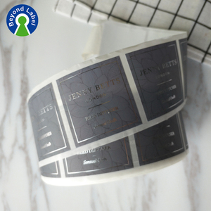 Tùy Chỉnh In Tự Dính Vàng Bạc Tem Nóng Foil Giấy Nhãn Dán - Product Image 2