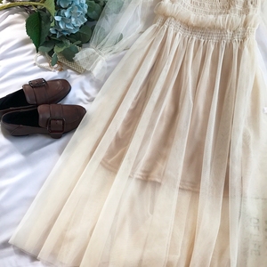 Nuova Vendita Calda Del Merletto Della Maglia Del Vestito Casuale Partito Del Randello di Usura Delle Donne A Vita Alta Elegante Vestito Lungo Sexy Vestiti della Molla E11069 - Product Image 3