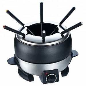 Mini Besi Cor Besi Tahan Karat Cokelat Panas Penghangat Daging Pesta <span class=keywords><strong>Fondue</strong></span> - Product Image 2