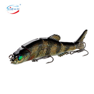 Señuelo de pesca multiarticulado <span class=keywords><strong>Sunfish</strong></span> Cebo duro de 4 Swimbait de hundimiento lento segmentado - Product Image 6