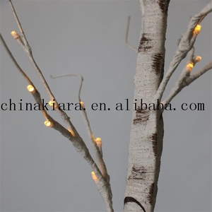 ตกแต่งบ้าน48 LEDs 4FT อบอุ่นสีขาว Led เบิร์ชกิ่งไม้สว่างต้นไม้ - Product Image 4