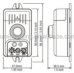 Stand-By y atenuación 1200*600 60 W sensor <span class=keywords><strong>de</strong></span> movimiento llevó la <span class=keywords><strong>luz</strong></span> del panel - Product Image 4