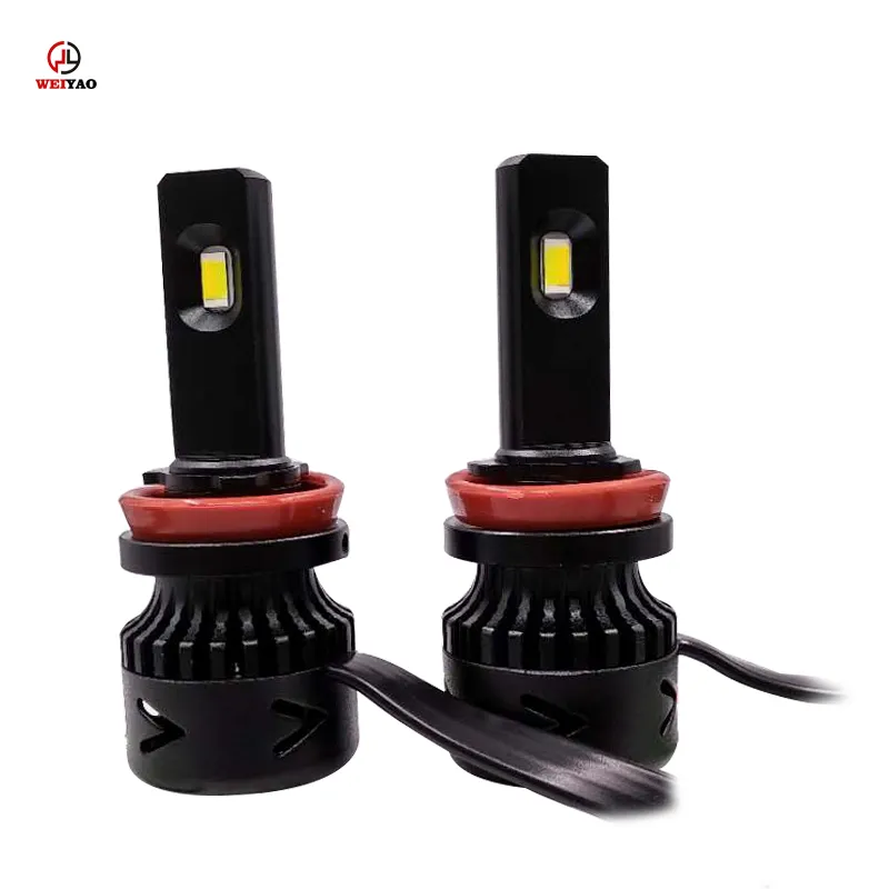 Weiyao Led 8000LM H11 Yellow And White Car Front Headlight