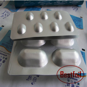 Big bubble tekening koud forming aluminium blister folie voor farmaceutische pillen tabletten capsules verpakking