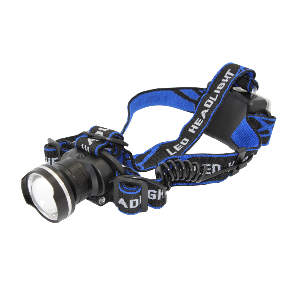 Светодиодный налобный фонарь XML T6, 1000 лм, Передний фонарь с 3 режимами освещения