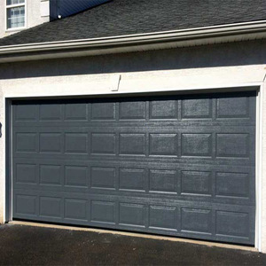 <span class=keywords><strong>Porte</strong></span> <span class=keywords><strong>de</strong></span> <span class=keywords><strong>garage</strong></span> moderne <span class=keywords><strong>de</strong></span> style grange <span class=keywords><strong>avec</strong></span> panneaux rainurés en aluminium et fenêtre en verre, nouvelle technologie Prima - Product Image 3