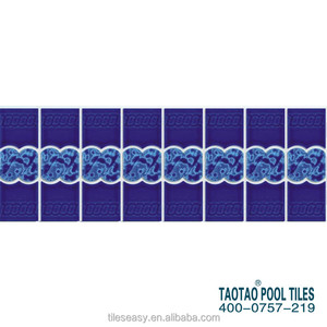 Thiết Kế Mẫu Không Trượt Hồ Bơi Đầy Màu Sắc Mosaic Tường Biên Giới Gạch - Product Image 6