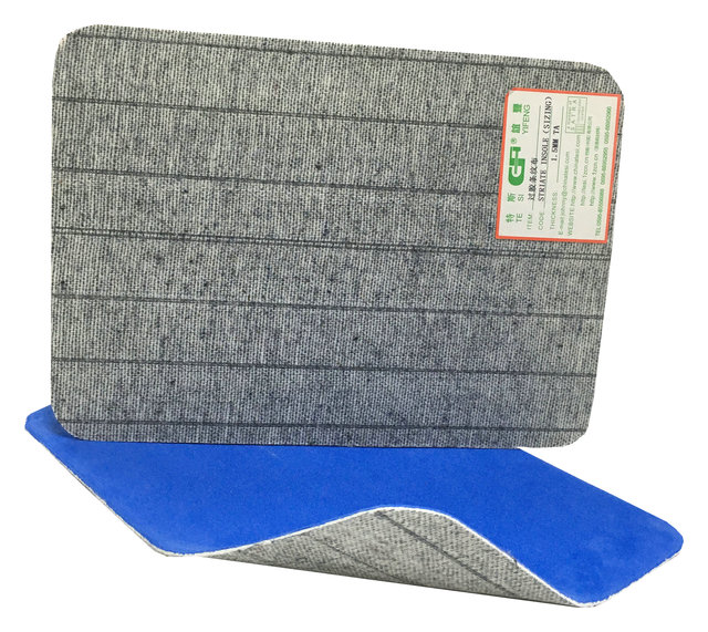 Hot Selling and Excellent Quality Non Woven Striate Insole Board With Strong Blue EVA for Footwear