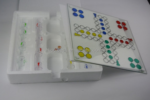 L di Alta Qualità Novel-innovativo e Vetro Trasparente <span class=keywords><strong>Ludo</strong></span> Gioco per Bere partito