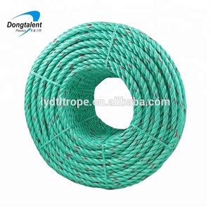 オーストラリアのテルストラロープ用の高耐摩耗性<span class=keywords><strong>PP</strong></span>スプリットフィルムロープ18mmポリプロピレン4インチマリンロープ - Product Image 2