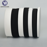 Ruban élastique en tricot de polyester imprimé coloré de 25mm-Accessoires vestimentaires personnalisables et garniture Design de sangle unique