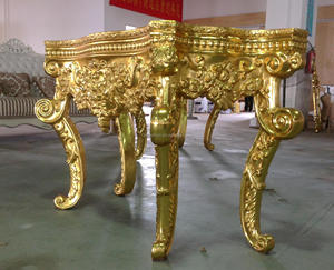 OE-FASHION Golden Luxury Classic Home Furniture Hand Carved <strong>Cheap</strong> <strong>Console</strong> <strong>Table</strong> - Product Image 3