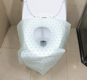 Lot de 10 housses de siège de pot imperméables non tissées de grande taille, protections de pot de voyage pour enfants, housses de siège de <span class=keywords><strong>toilette</strong></span> en papier - Product Image 4