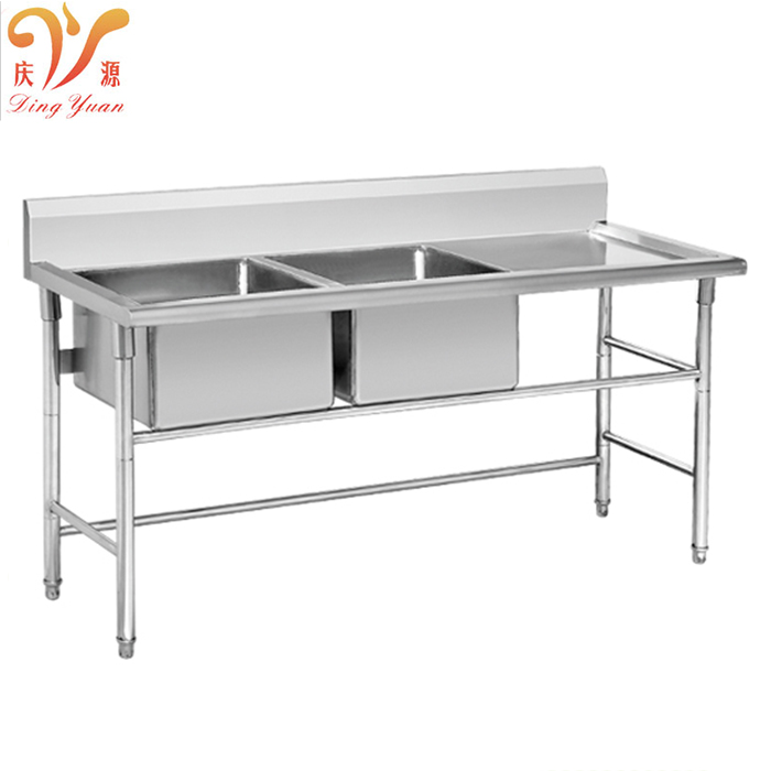 Пользовательский Размер Коммерческий 201 304 из нержавеющей стали для ресторана раковина отсек раковина кухонная раковина