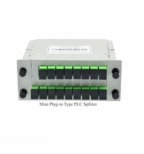 1x16 1*16 1 16 caja LGX <span class=keywords><strong>cassette</strong></span> tipo <span class=keywords><strong>de</strong></span> inserción fibra óptica PLC Splitter SC adaptador - Product Image 6