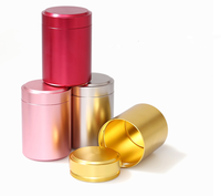60ml 120ml 140ml forte d'étanchéité capsule en métal en alliage d'aluminium mini boîtes de conserve pour thé boîte en fer blanc