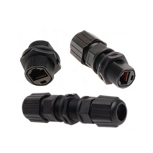 IP68 Ethernet <span class=keywords><strong>LAN</strong></span> RJ-<span class=keywords><strong>45</strong></span> D'extension Réseau Adaptateur Coupleur rj45 à montage sur panneau connecteur étanche pour Extérieur - Product Image 6