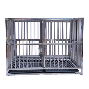 <span class=keywords><strong>Cage</strong></span> de <span class=keywords><strong>transport</strong></span> de luxe pour grands chiens avec plateau en plastique, chenil de luxe pour chiens pour les voyages - Product Image 2