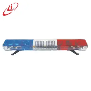 Emergency security lightbar rotating halogen lightbar liyi pc with anti uv lyaf wholesale red blue amber lyaf led warning lightbar