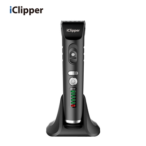 IClipper Display LCD di Ceramica mobile testa di taglio testa di taglio e titanium fissa Cordless Ricaricabile tosatrici elettriche - Product Image 1