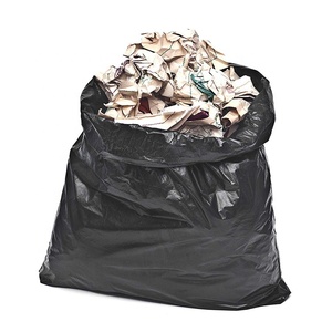 Cubo de basura Biodegradable con sellado térmico, línea de basura grande de 40-45 galones, bolsas de plástico, color negro, al por mayor - Product Image 2
