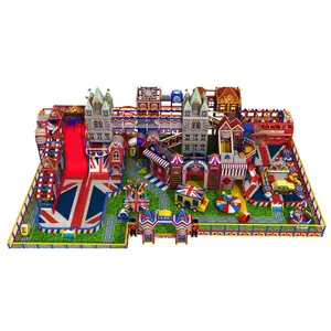 Customized British style Size Eco-friendly Castle Hide And Seek Indoor Playground
