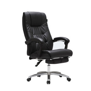Genuine Leather High Back <strong>Reclinning</strong> Office <strong>Desk</strong> <strong>Chair</strong> Ergonomic <strong>Recliner</strong> Computer <strong>Chair</strong> With Footrest - Product Image 5