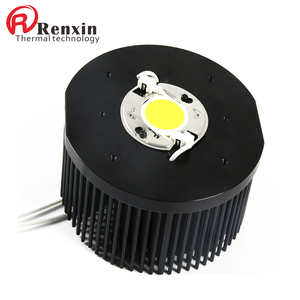 Vòng tản nhiệt trước khi khoan tản nhiệt 100W Hight điện đèn <span class=keywords><strong>LED</strong></span> tản nhiệt ống nhôm ép đùn COB <span class=keywords><strong>Led</strong></span> IP65 nhôm đen 8mm - Product Image 3