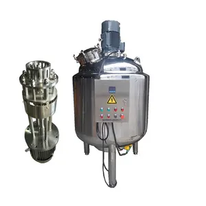 50 100 200 500 1000 Gallon Stainless Steel Stirrer Jacketed Electric Heating Liquid Homogenizer Mixing Tank With Agitator