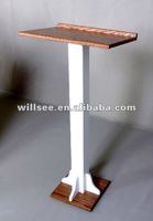 Púlpito de madera maciza/púlpito de roble/púlpito de madera de fábrica que se puede personalizar según su dibujo o imágenes