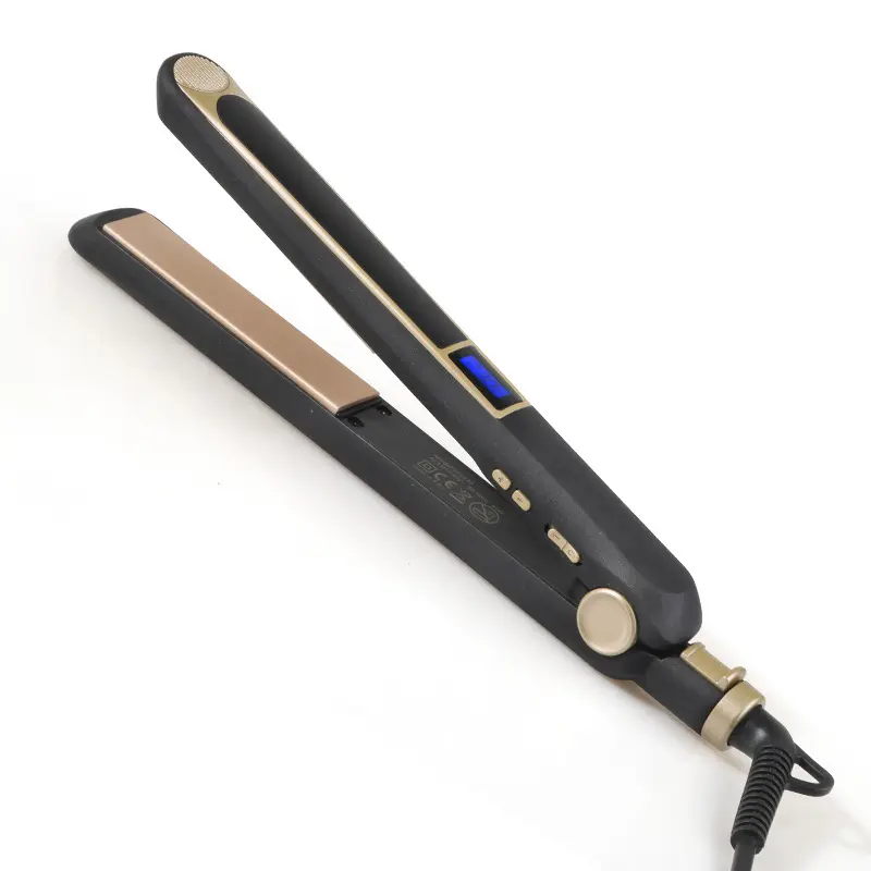 Hair Flat Iron JINDING Professional Ceramic Tourmaline Ionic Flat Iron Hair Straightener/Straightens Curls With Adjustable Temp