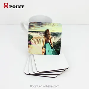 Blank Sublimation Coaster Heat Transfer MDF Blank Sublimation Coasters Wholesale