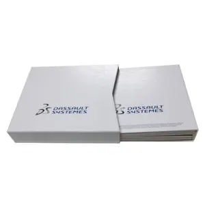 Caja de cartón biodegradable personalizada, embalaje magnético de cartón personalizado, regalo de lujo, tamaño CD/DVD