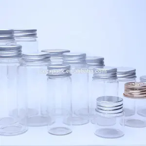 Bouteilles en verre Borosilicate avec capuchons à vis en aluminium, 1oz/2oz/3oz, pièces