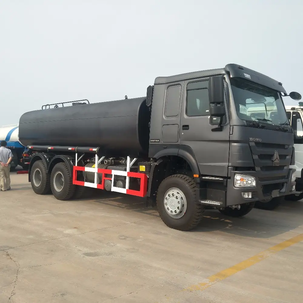 Sinotruk 6x4 डीजल इंजन तेल ईंधन टैंक ट्रक ईंधन मशीन के साथ मारियो मोबाइल तेल भंडारण टैंक के लिए बिक्री