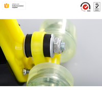 Chaussures de skate à roulettes jaunes en cuir véritable, modèle classique, les plus durables