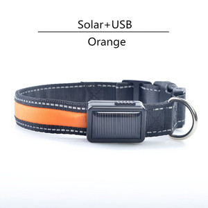 2018 hot sale quality USB and solar charging ways led <span class=keywords><strong>dog</strong></span> collar - Product Image 5