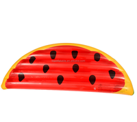 Matelas flottant gonflable en forme de pastèque pour la plage et la piscine