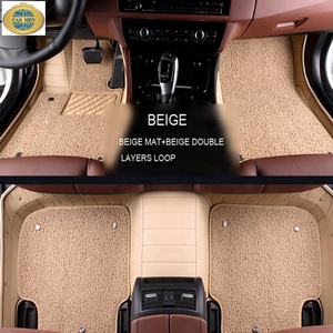 Alfombrilla de doble capa para el suelo del coche, accesorio antideslizante e impermeable, disponible en varios colores, 7D, gran oferta, <span class=keywords><strong>2022</strong></span> - Product Image 4