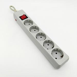 Safty 5 Outlets Europäischen Stecker mit Überlast Schutz Verlängerung Elektrische Buchse 16A/220 v Power Streifen - Product Image 5