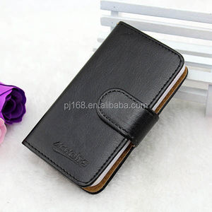 Étui portefeuille en cuir de Style livre pur pour <span class=keywords><strong>Samsung</strong></span> <span class=keywords><strong>Galaxy</strong></span> Beam <span class=keywords><strong>2</strong></span> G3858 fabricant de fentes pour cartes et support 100 pièces 0.07kg - Product Image 1