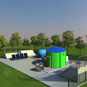 Usine de biogaz