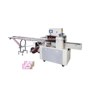 Pillow Type Horizontal Biscuit Packing Machine Cookies Chocolate Bar Pillow Packaging machine price