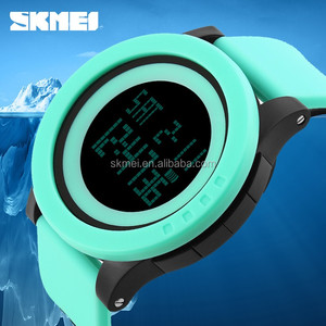 Azul del reloj skmei reloj de silicona 50m resistente al agua dial grande de los hombres del reloj del deporte de compras en línea de alibaba al por mayor mermelada tangan - Product Image 4